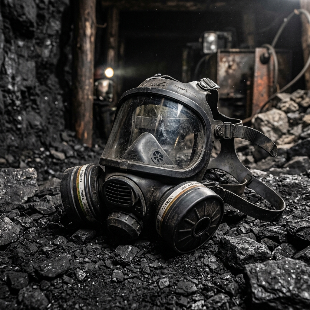 Heavy-duty industrial respirator mask